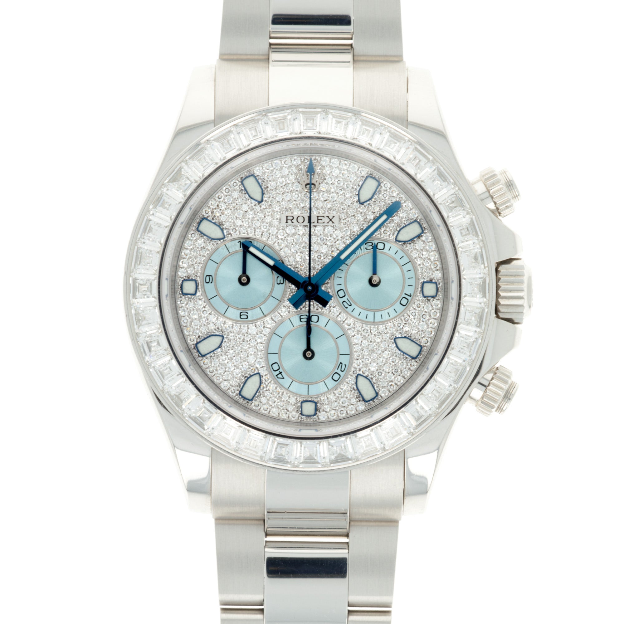 Rolex - Rolex Platinum Cosmograph Daytona Diamond Watch Ref. 116576 - The Keystone Watches