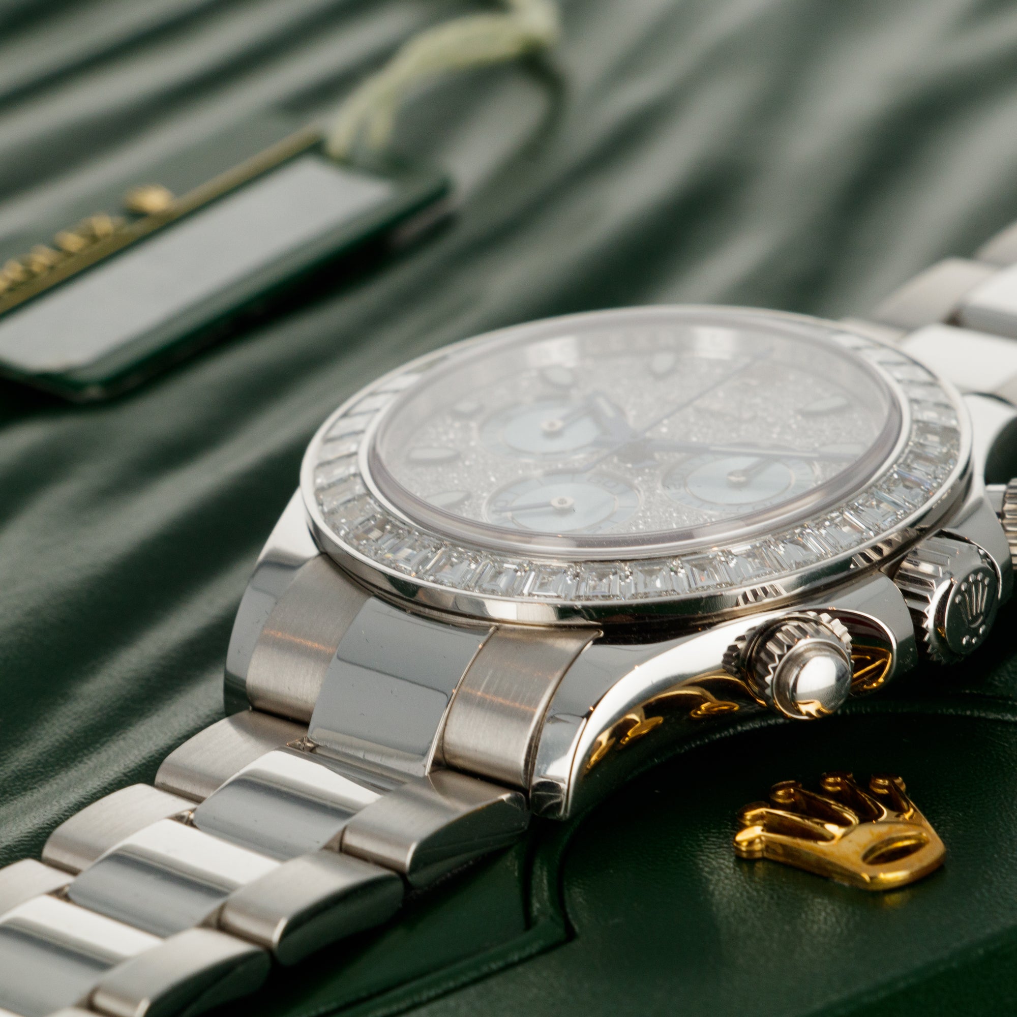 Rolex - Rolex Platinum Cosmograph Daytona Diamond Watch Ref. 116576 - The Keystone Watches