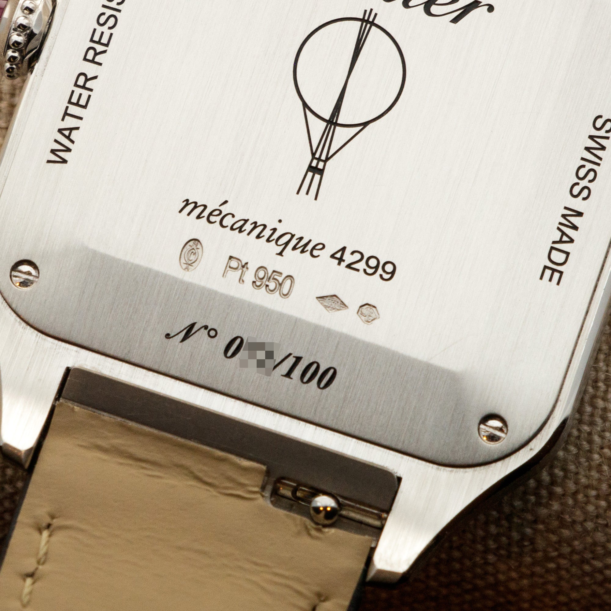 Cartier - Cartier Platinum Santos-Dumont Le Bresil Tank Ref. WGSA0034, Limited Edition of 100 Pieces - The Keystone Watches