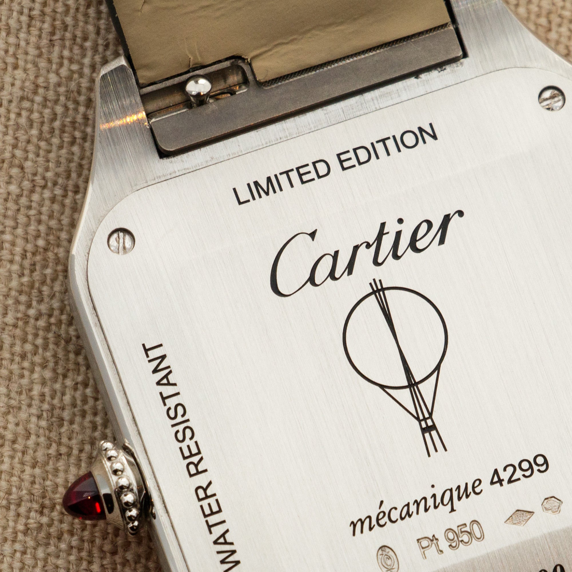 Cartier - Cartier Platinum Santos-Dumont Le Bresil Tank Ref. WGSA0034, Limited Edition of 100 Pieces - The Keystone Watches