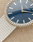 Patek Philippe - Patek Philippe White Gold Calatrava Watch Ref. 3759 with Original Diamond Bezel and Dial - The Keystone Watches