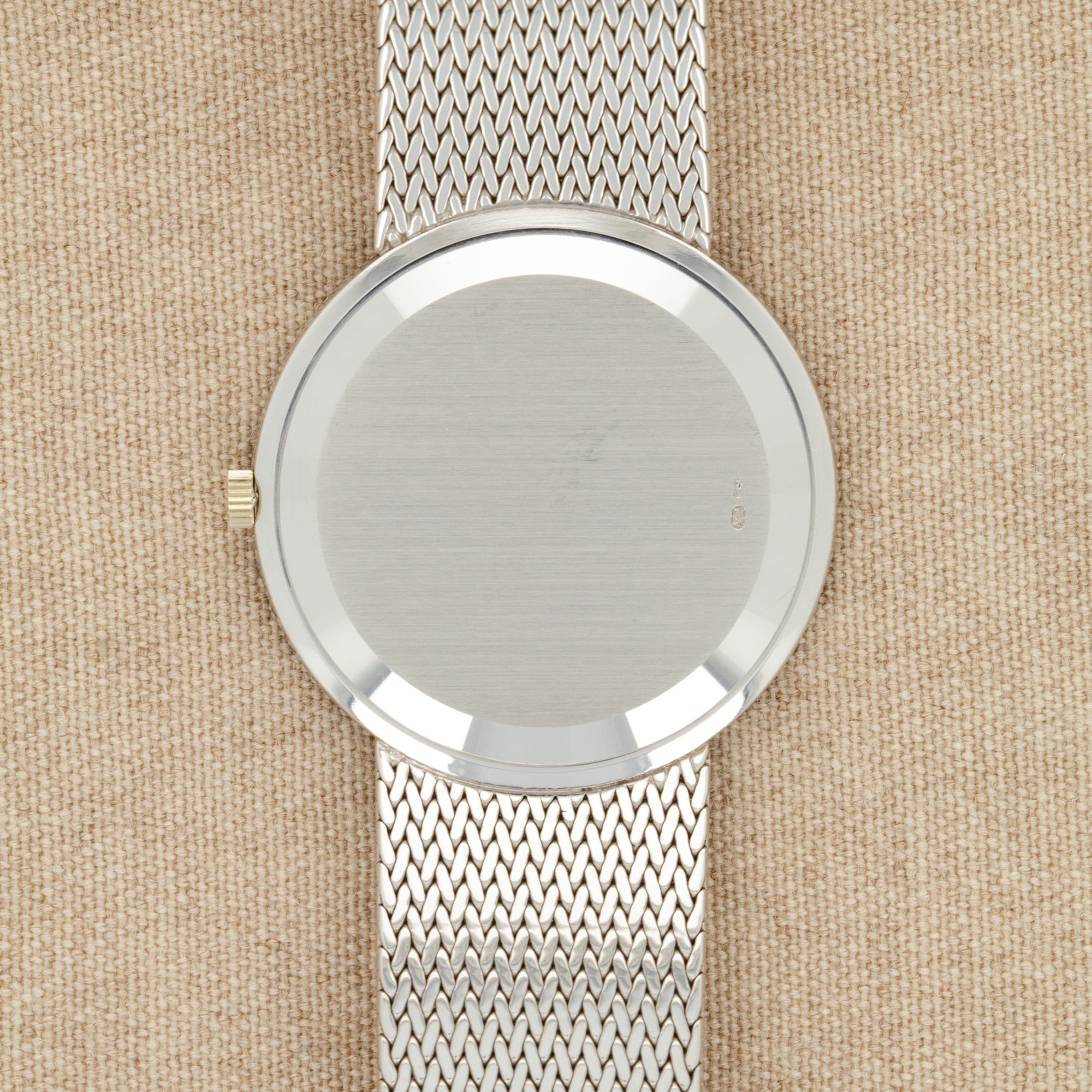 Patek Philippe - Patek Philippe White Gold Calatrava Watch Ref. 3759 with Original Diamond Bezel and Dial - The Keystone Watches