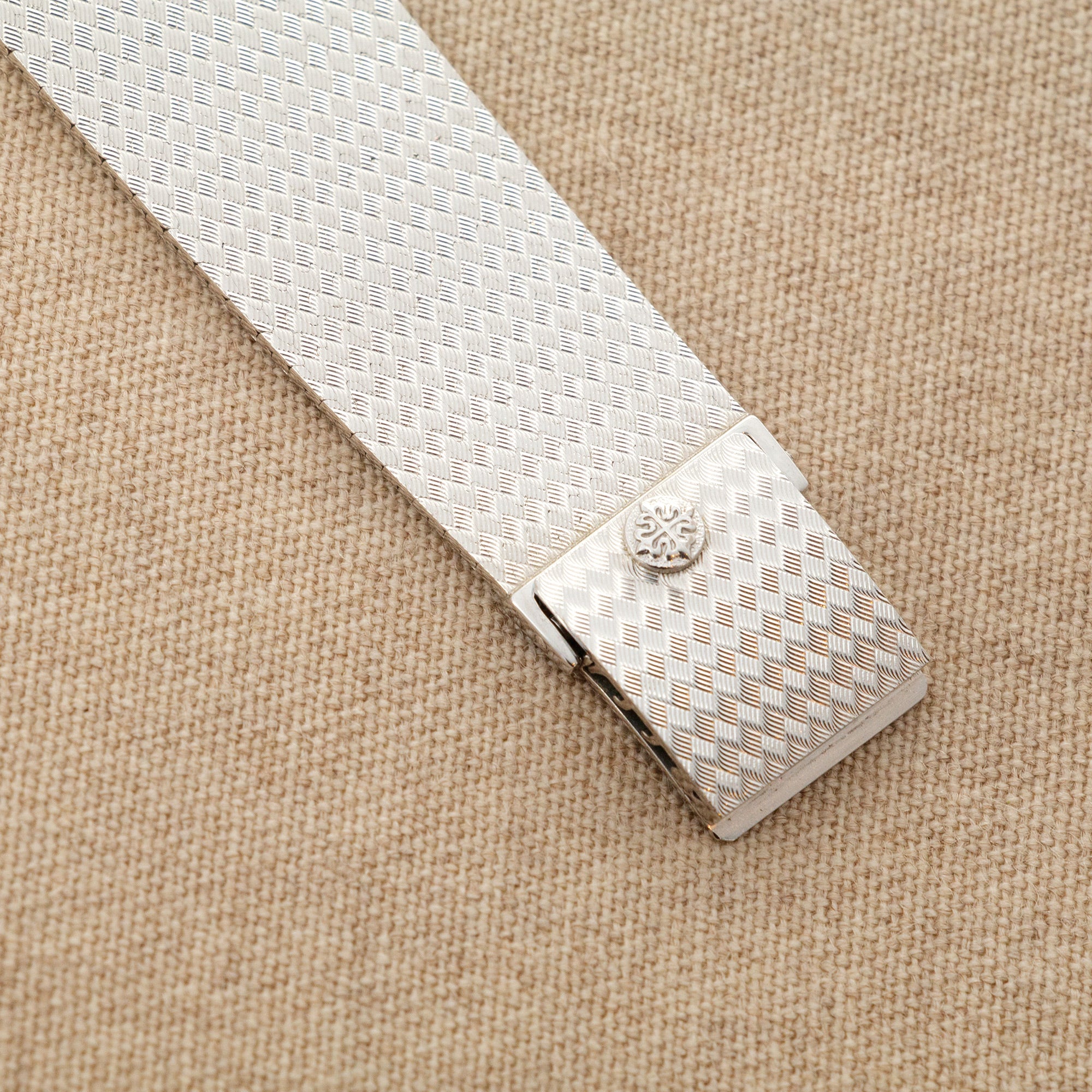 Patek Philippe - Patek Philippe White Gold Calatrava Watch Ref. 3759 with Original Diamond Bezel and Dial - The Keystone Watches