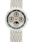 Audemars Piguet - Audemars Piguet White Gold Perpetual Calendar Diamond Watch Ref. 25618 - The Keystone Watches