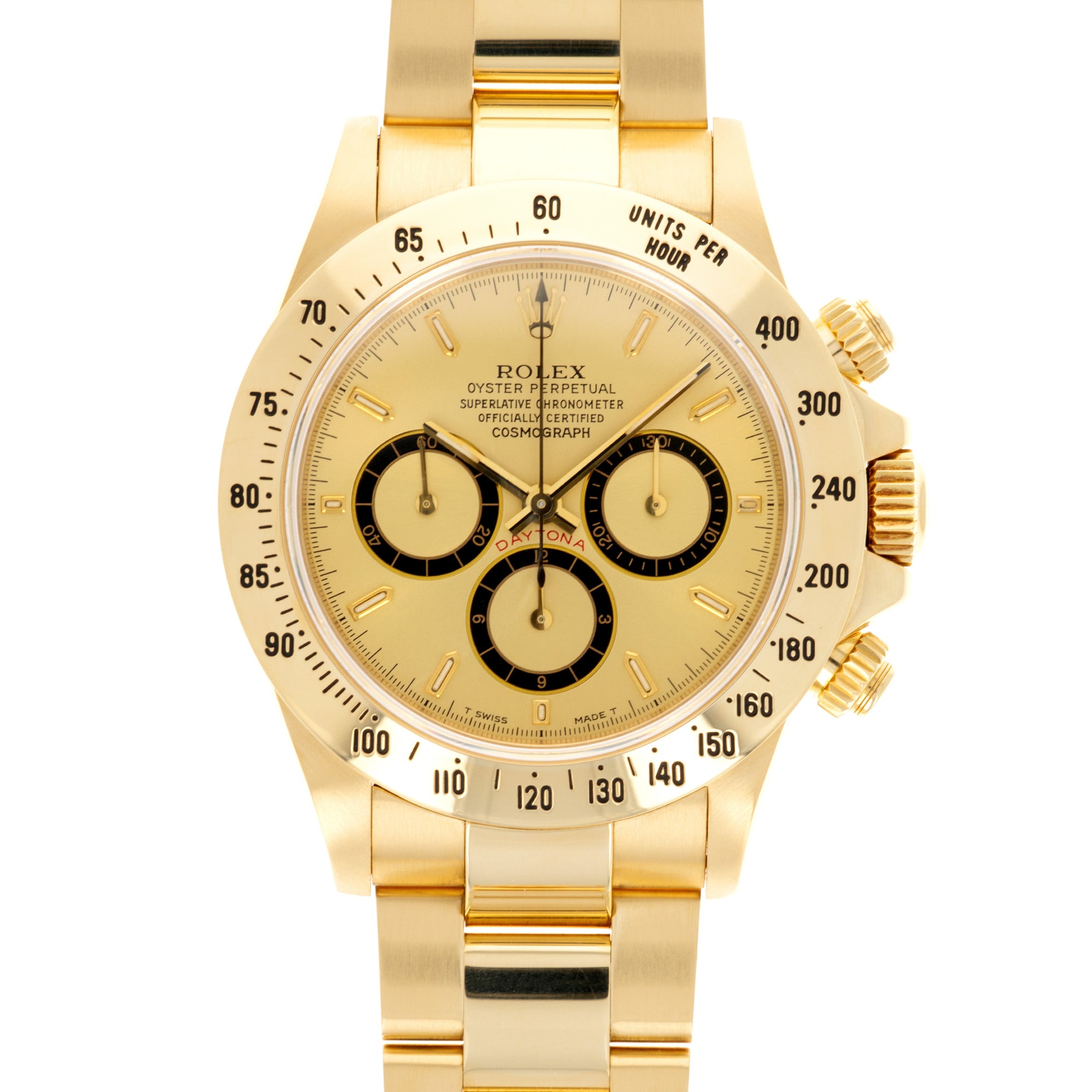 Rolex - Rolex Yellow Gold Zenith Inverted Daytona Ref. 16528 - The Keystone Watches