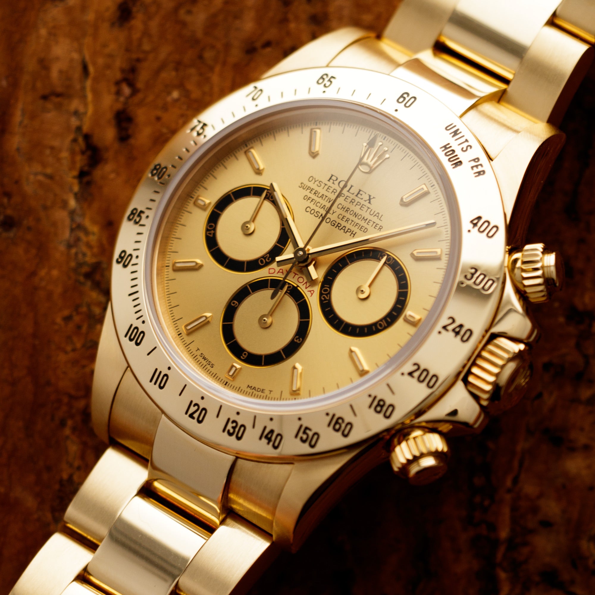 Rolex - Rolex Yellow Gold Zenith Inverted Daytona Ref. 16528 - The Keystone Watches