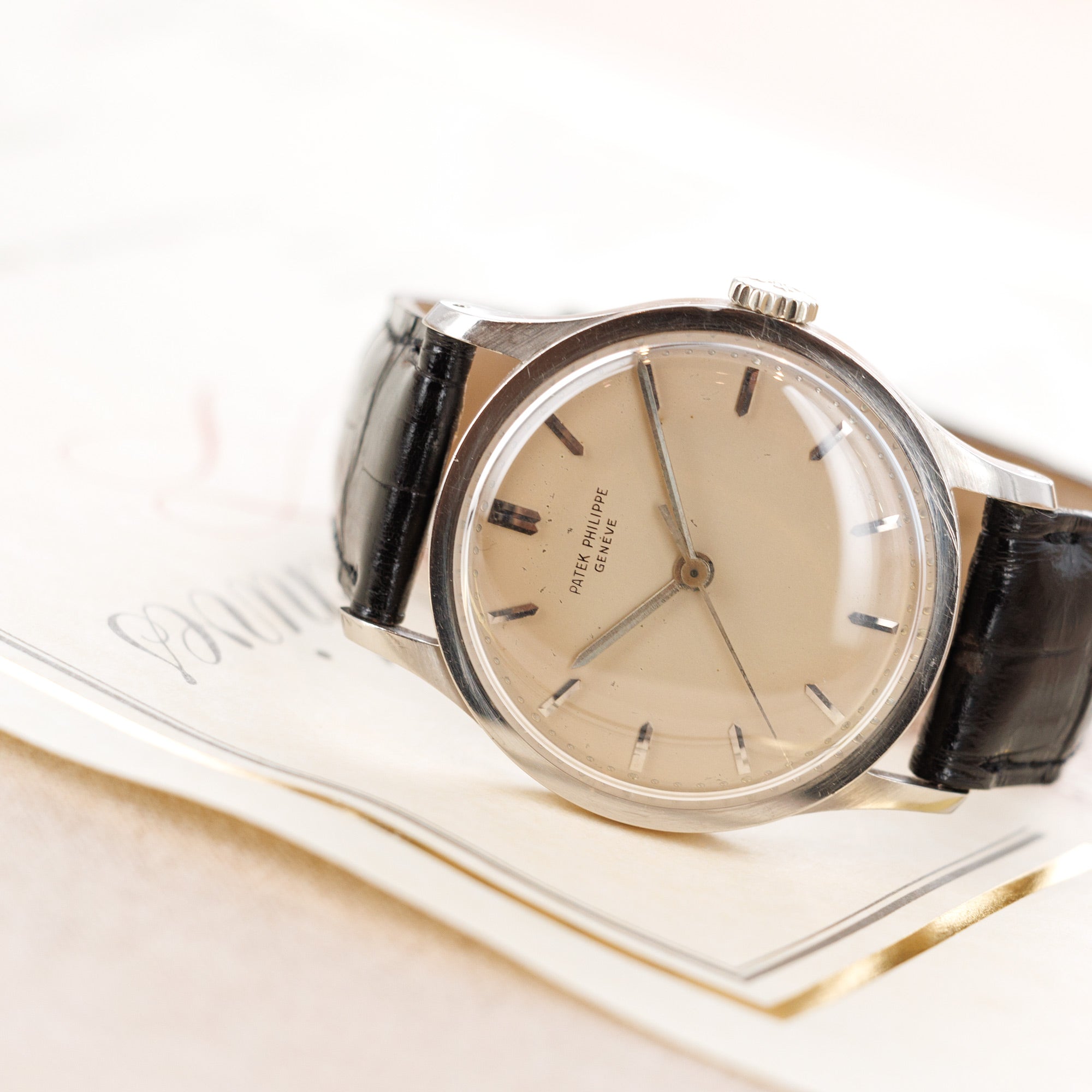 Patek Philippe - Patek Philippe White Gold Calatrava Watch Ref. 570 - The Keystone Watches
