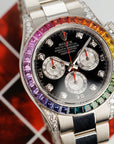 Rolex - Rolex White Gold Rainbow Daytona Watch Ref. 116599 - The Keystone Watches