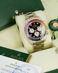 Rolex - Rolex White Gold Rainbow Daytona Watch Ref. 116599 - The Keystone Watches
