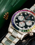 Rolex - Rolex White Gold Rainbow Daytona Watch Ref. 116599 - The Keystone Watches