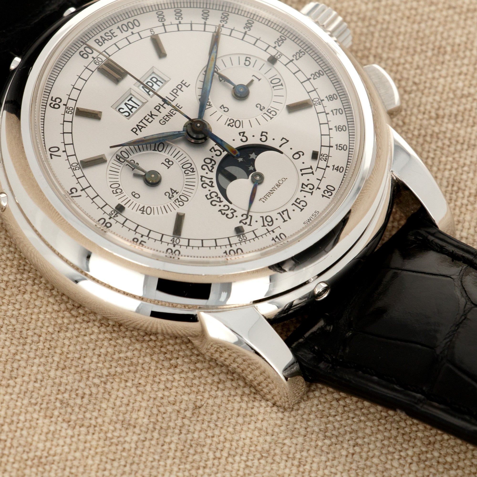 Patek Philippe - Patek Philippe White Gold Perpetual Calendar Tiffany & Co. Watch Ref. 5970 - The Keystone Watches