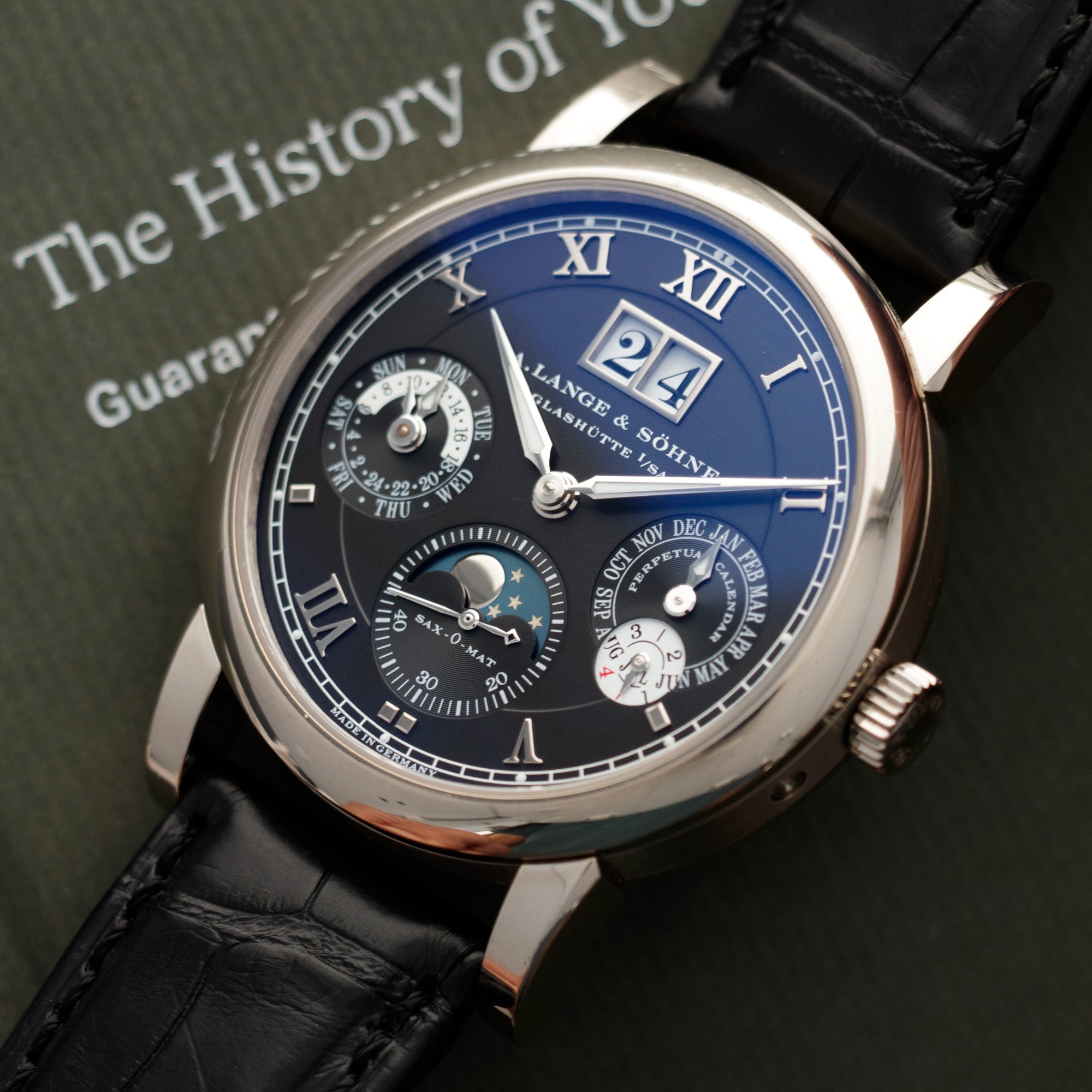 A. Lange & Sohne - A. Lange & Sohne White Gold Perpetual Calendar Watch Ref. 310.026 - The Keystone Watches