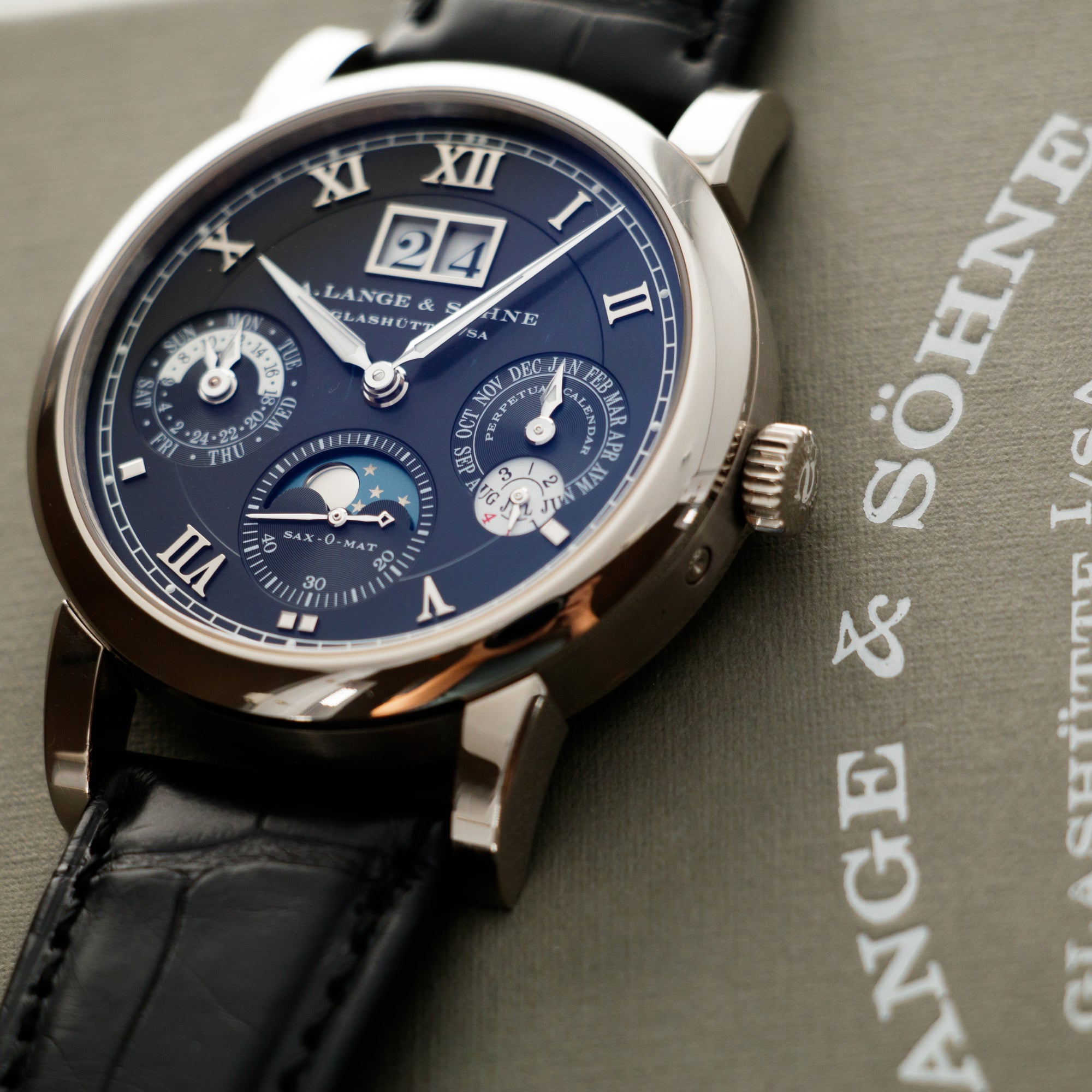 A. Lange & Sohne - A. Lange & Sohne White Gold Perpetual Calendar Watch Ref. 310.026 - The Keystone Watches