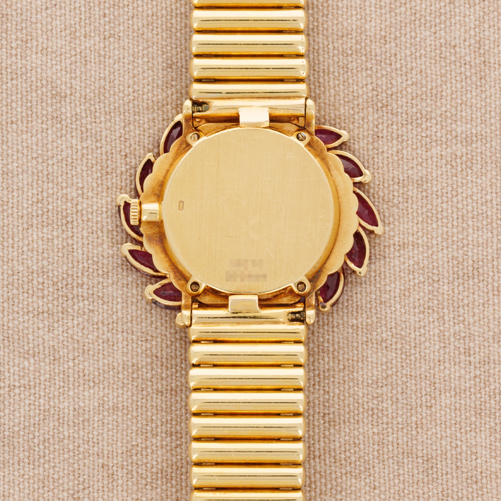 Piaget - Piaget Yellow Gold Ruby & Diamond Watch Ref. 98170 - The Keystone Watches