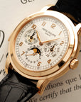 Patek Philippe - Patek Philippe Rose Gold Perpetual Minute Repeater Watch Ref. 5074 - The Keystone Watches