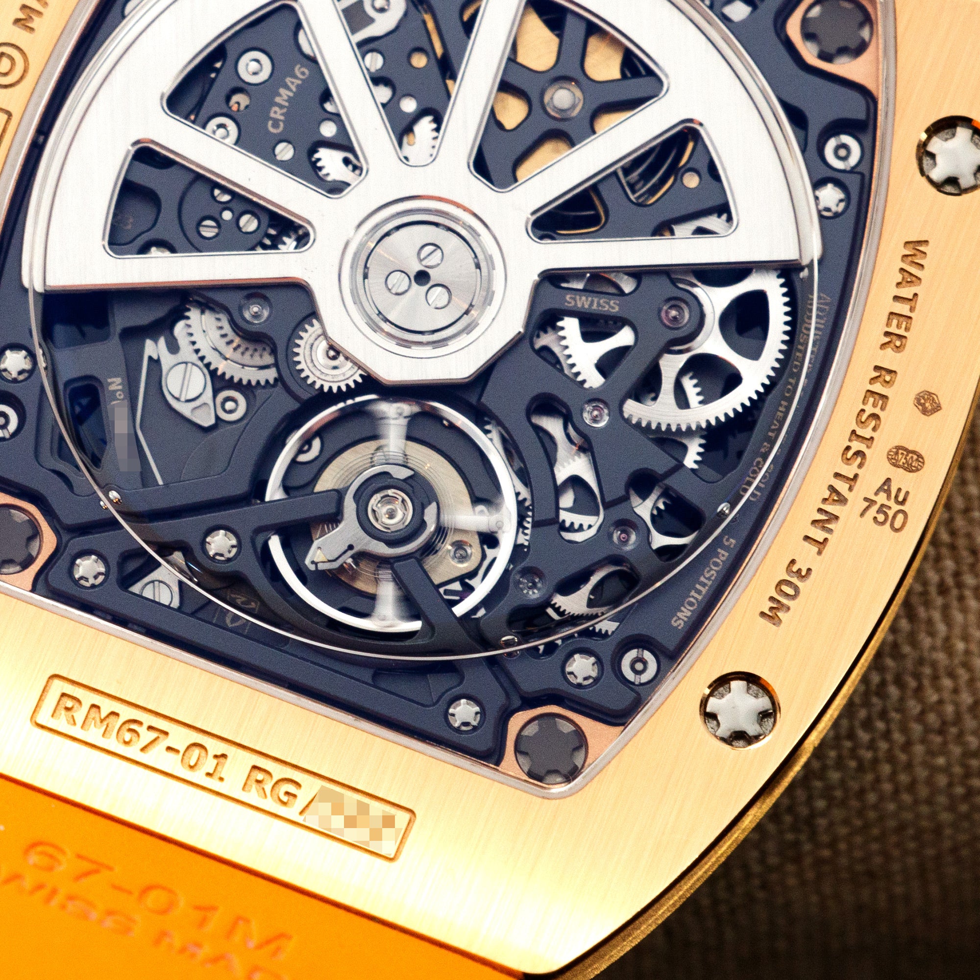 Richard Mille - Richard Mille Rose Gold RM67-01 with Factory Pave Diamond Case - The Keystone Watches