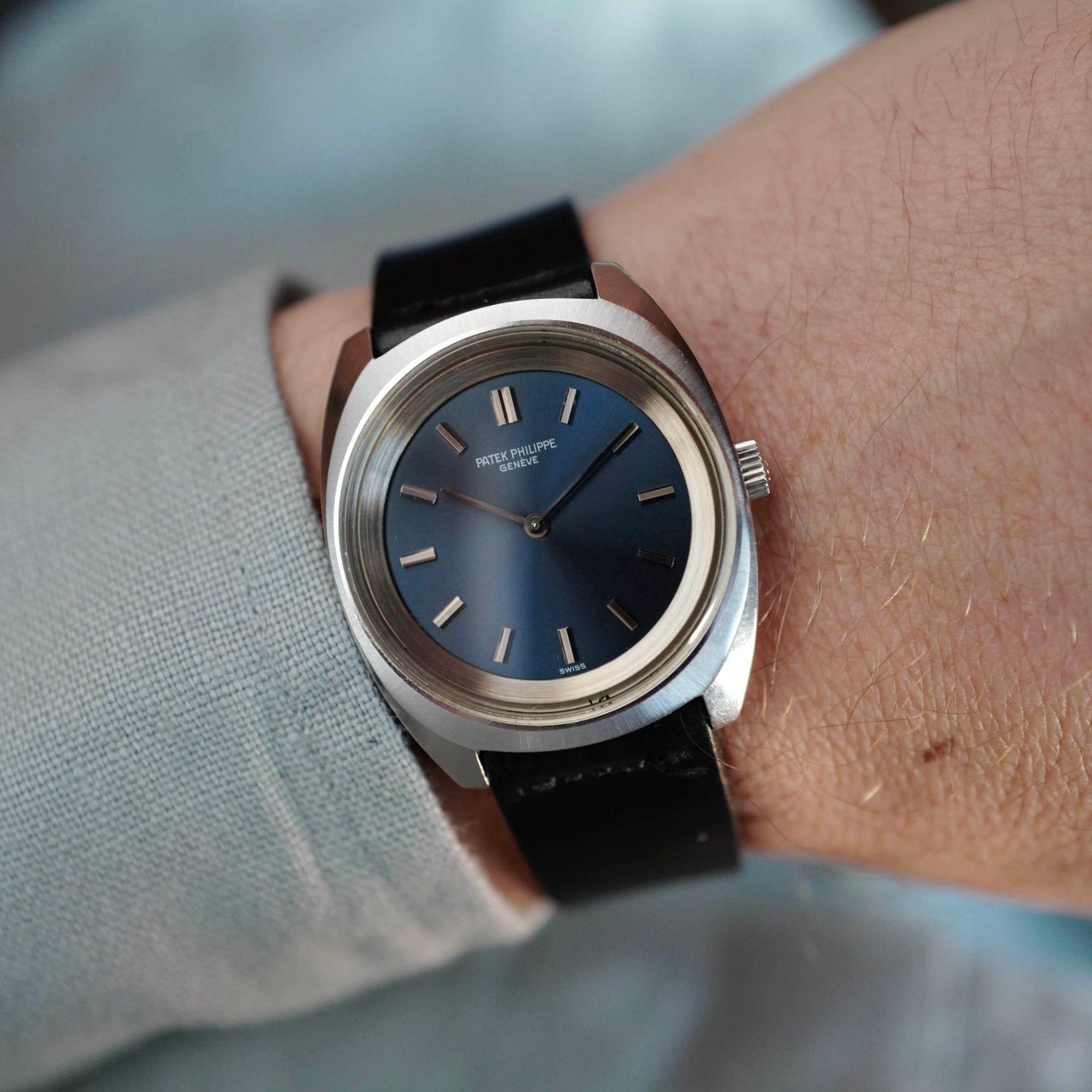 Patek Philippe - Patek Philippe Steel Tonneau Ref. 3579 with Original Papers - The Keystone Watches
