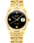 Rolex - Rolex Yellow Gold Datejust Ref. 16238 with Black Onyx Dial - The Keystone Watches