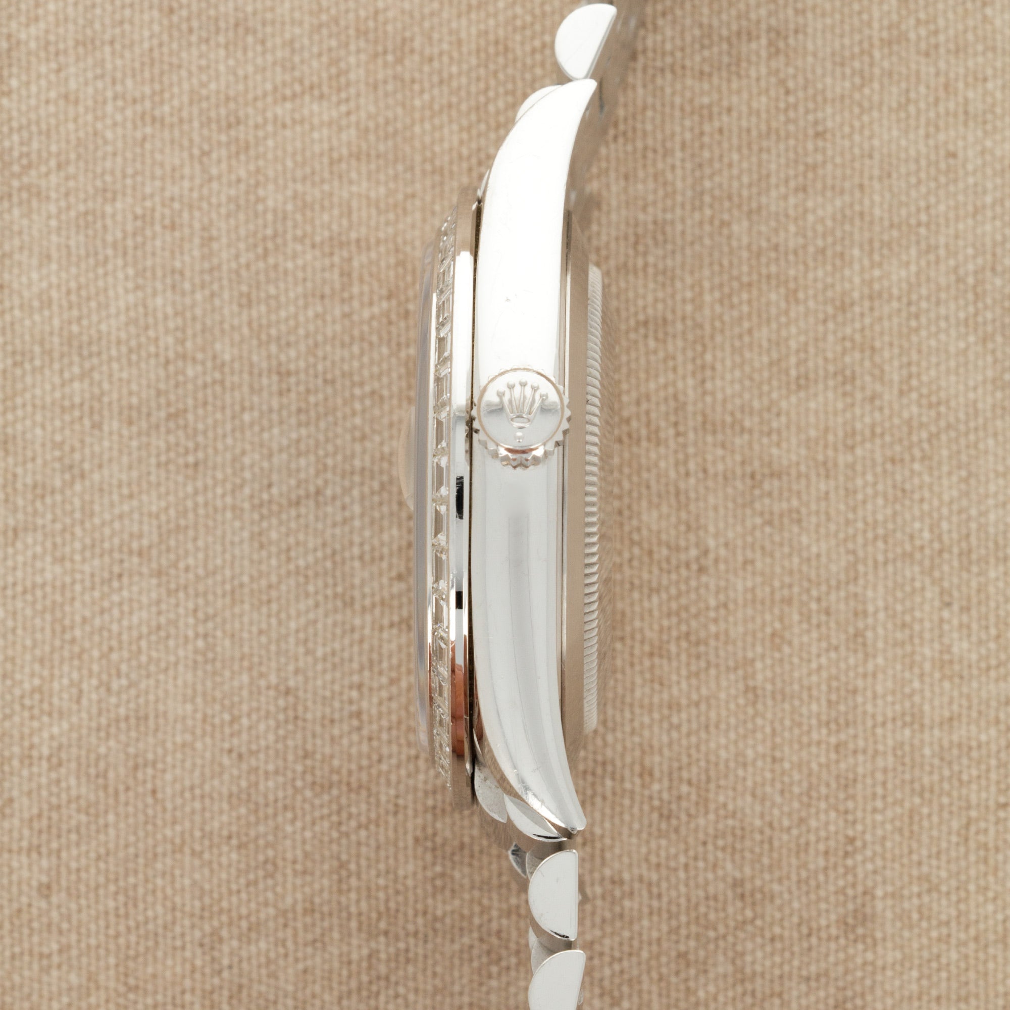 Rolex - Rolex Platinum Ice-Blue Day-Date Ref. 228396 with Baguette Diamonds - The Keystone Watches