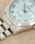 Rolex - Rolex Platinum Ice Blue Day-Date Ref. 18206 - The Keystone Watches