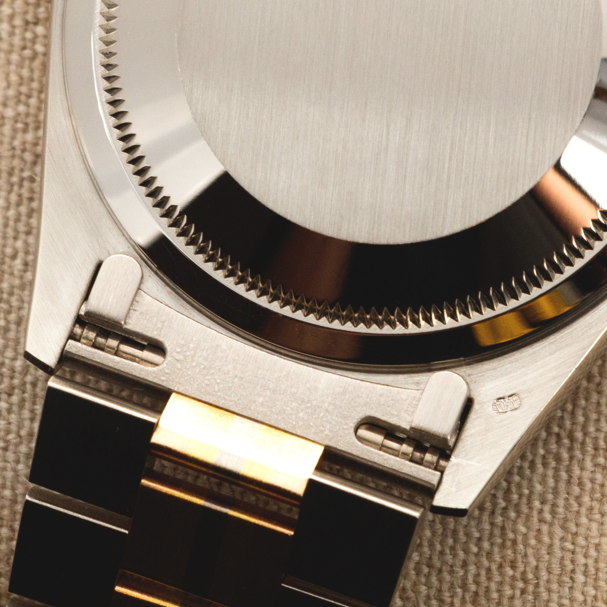Rolex - Rolex Tridor Day-Date Ref. 18239 with Mother of Pearl and Baguette Diamond Dial - The Keystone Watches