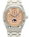 Audemars Piguet - Audemars Piguet Titanium Royal Oak Quantieme Perpetual Ref. 26615 with Salmon Dial - The Keystone Watches