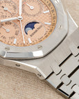 Audemars Piguet - Audemars Piguet Titanium Royal Oak Quantieme Perpetual Ref. 26615 with Salmon Dial - The Keystone Watches