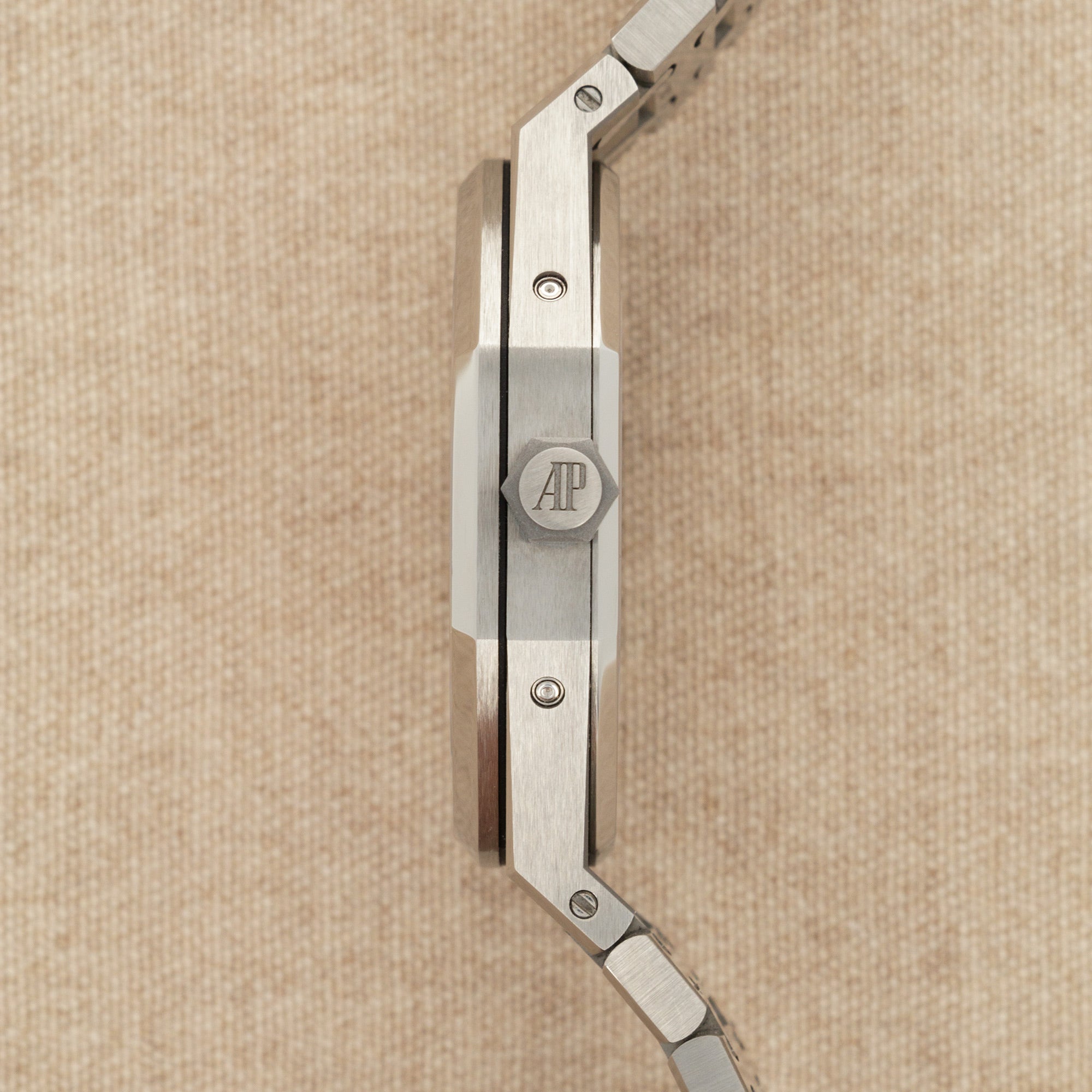 Audemars Piguet - Audemars Piguet Titanium Royal Oak Quantieme Perpetual Ref. 26615 with Salmon Dial - The Keystone Watches