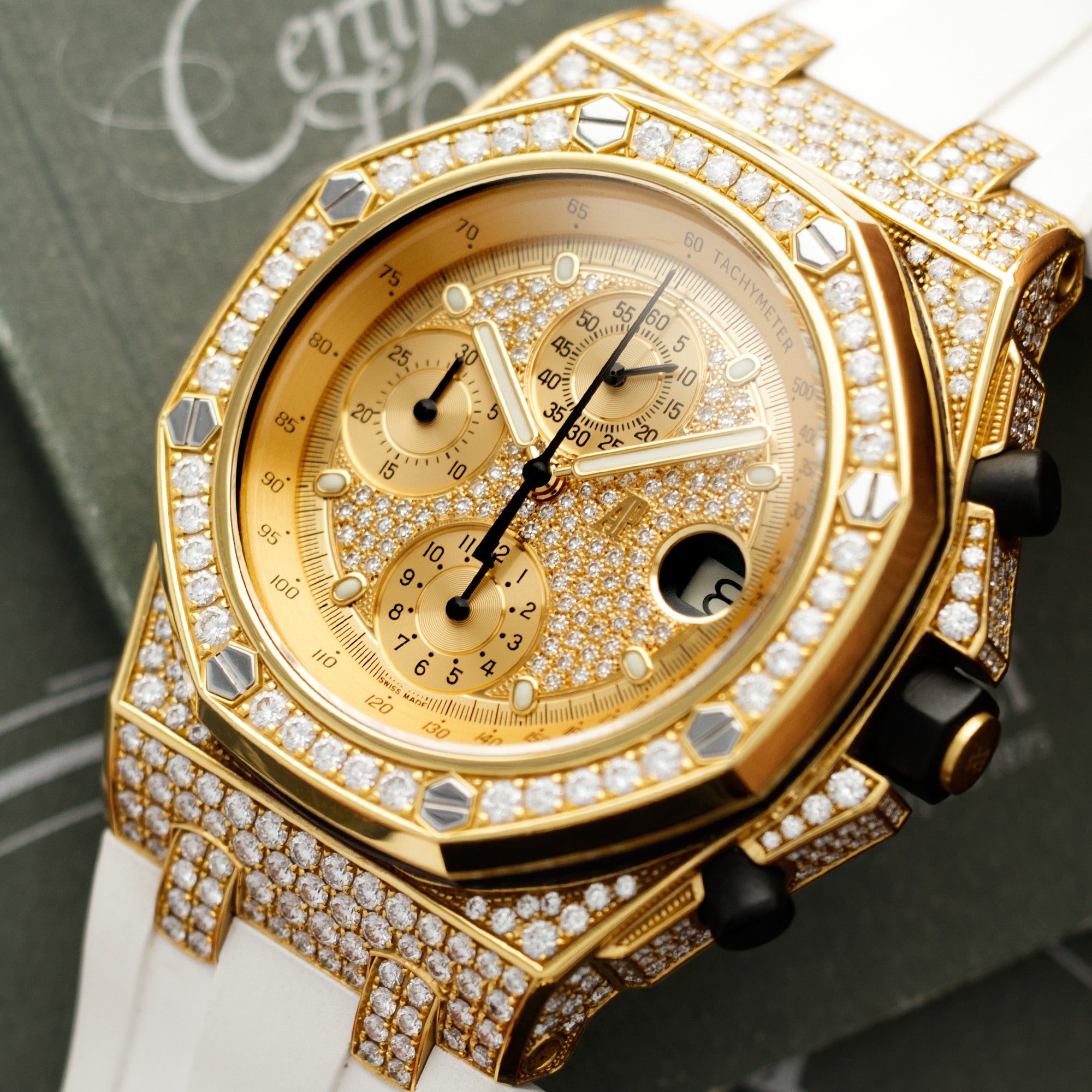 Audemars piguet royal oak offshore yellow gold hot sale