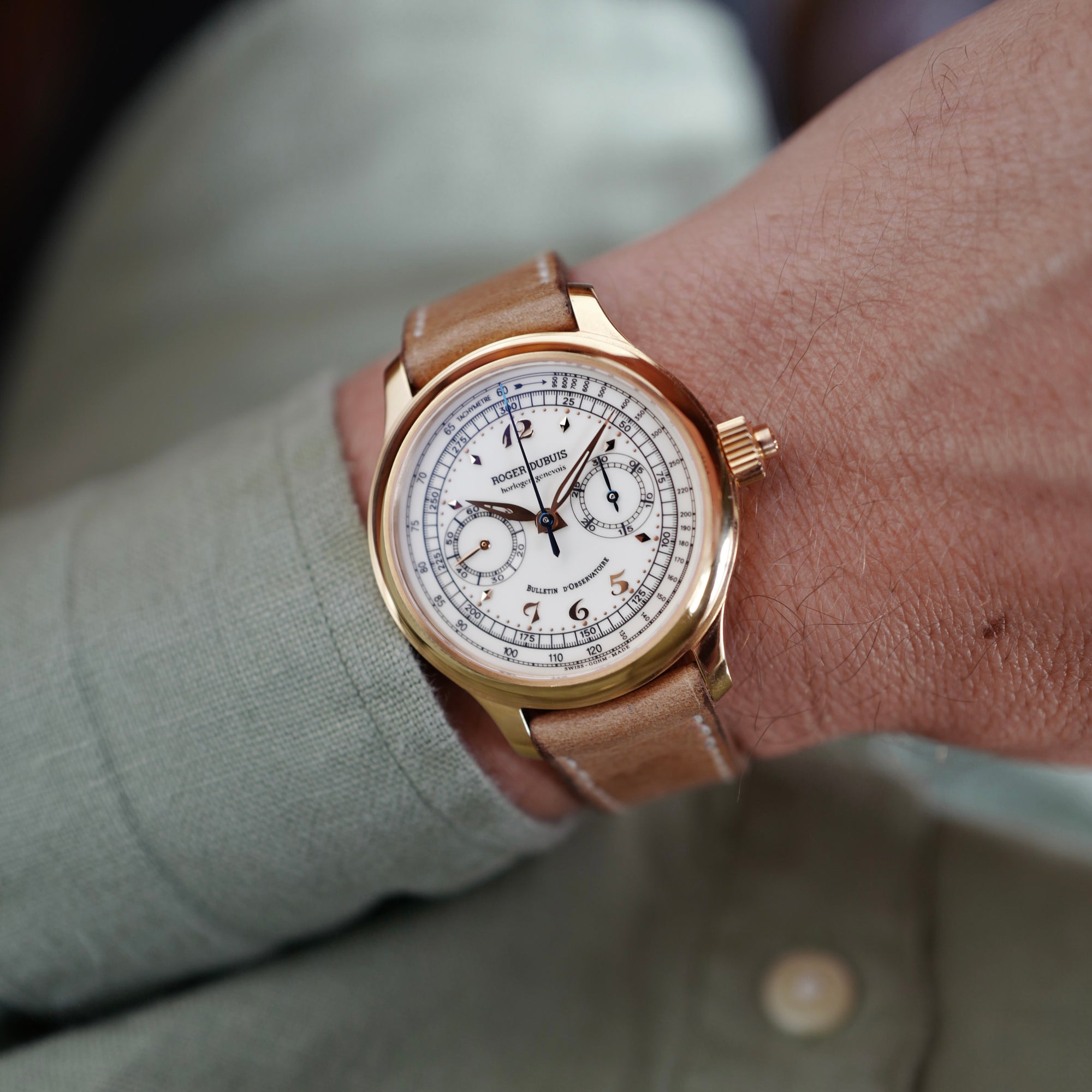 Roger Dubuis - Roger Dubuis Rose Gold Hommage Monopouissir H40 - The Keystone Watches