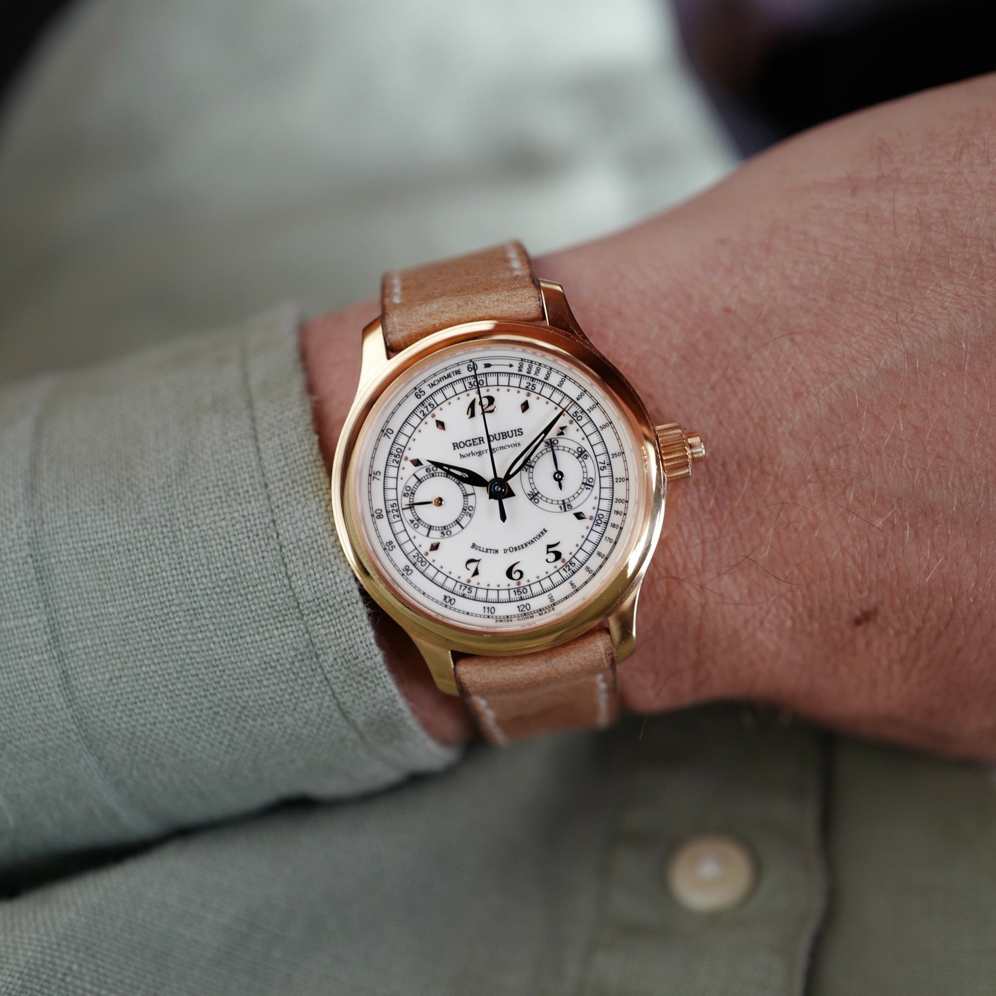 Roger Dubuis - Roger Dubuis Rose Gold Hommage Monopouissir H40 - The Keystone Watches