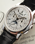 Patek Philippe - Patek Philippe White Gold Perpetual Calendar Chronograph Watch Ref. 5970 - The Keystone Watches