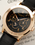 Patek Philippe - Patek Philippe Rose Gold Perpetual Calendar Minute Repeater Watch Ref. 5074 - The Keystone Watches