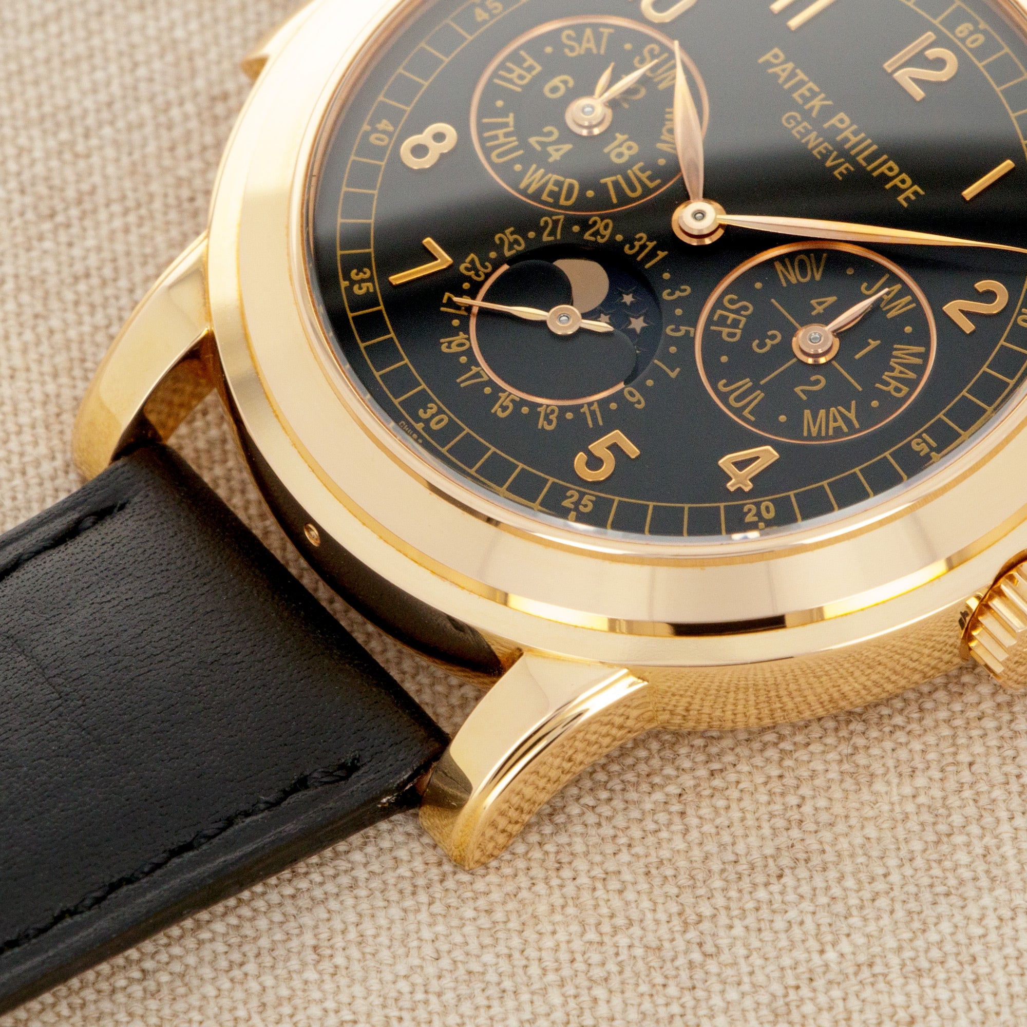 Patek Philippe - Patek Philippe Rose Gold Perpetual Calendar Minute Repeater Watch Ref. 5074 - The Keystone Watches
