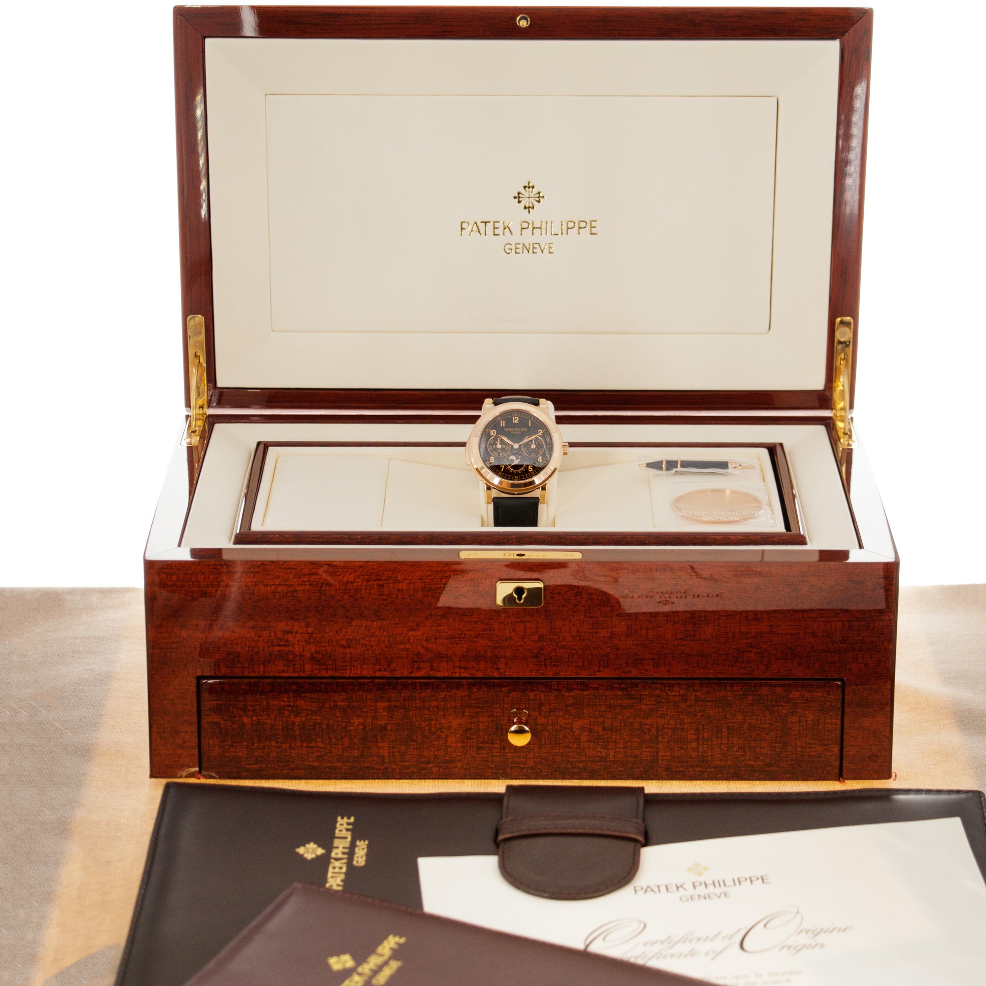 Patek Philippe - Patek Philippe Rose Gold Perpetual Calendar Minute Repeater Watch Ref. 5074 - The Keystone Watches