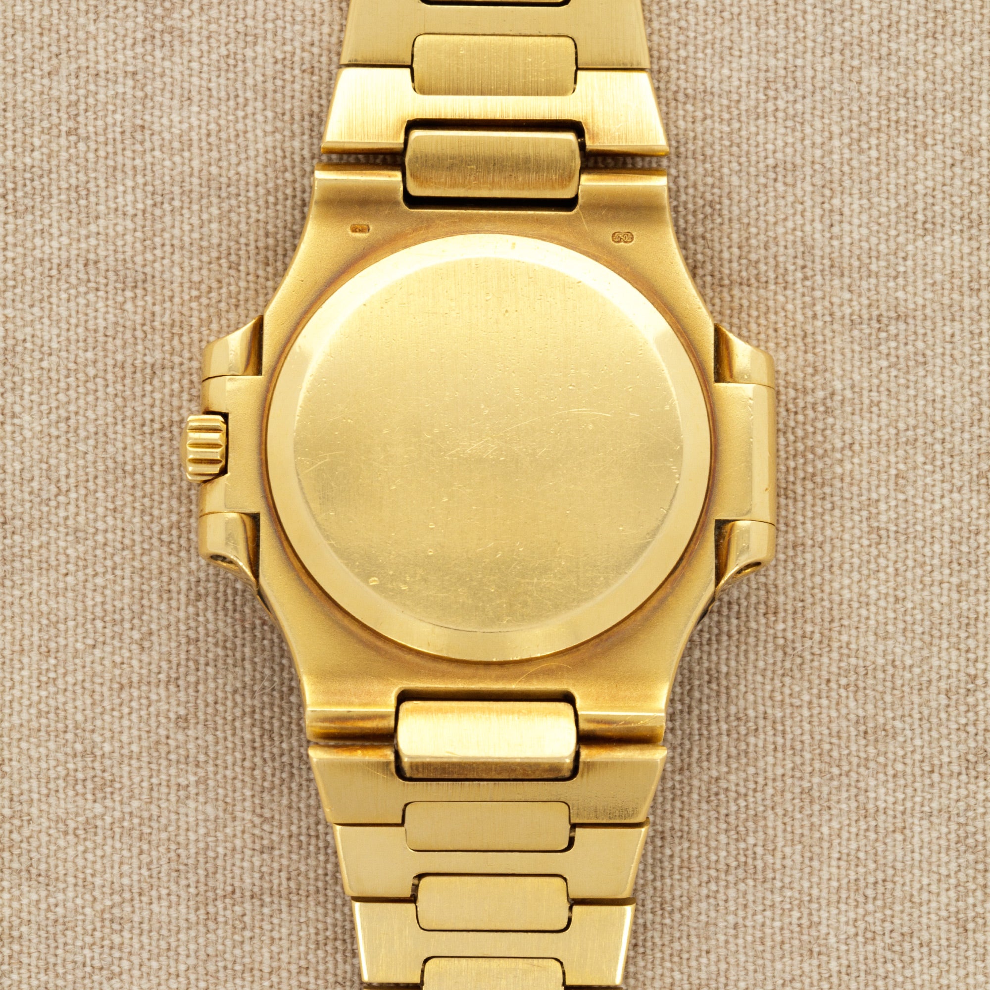 Patek Philippe - Patek Philippe Yellow Gold Nautilus Diamond Emerald Watch Ref. 3800/5 - The Keystone Watches