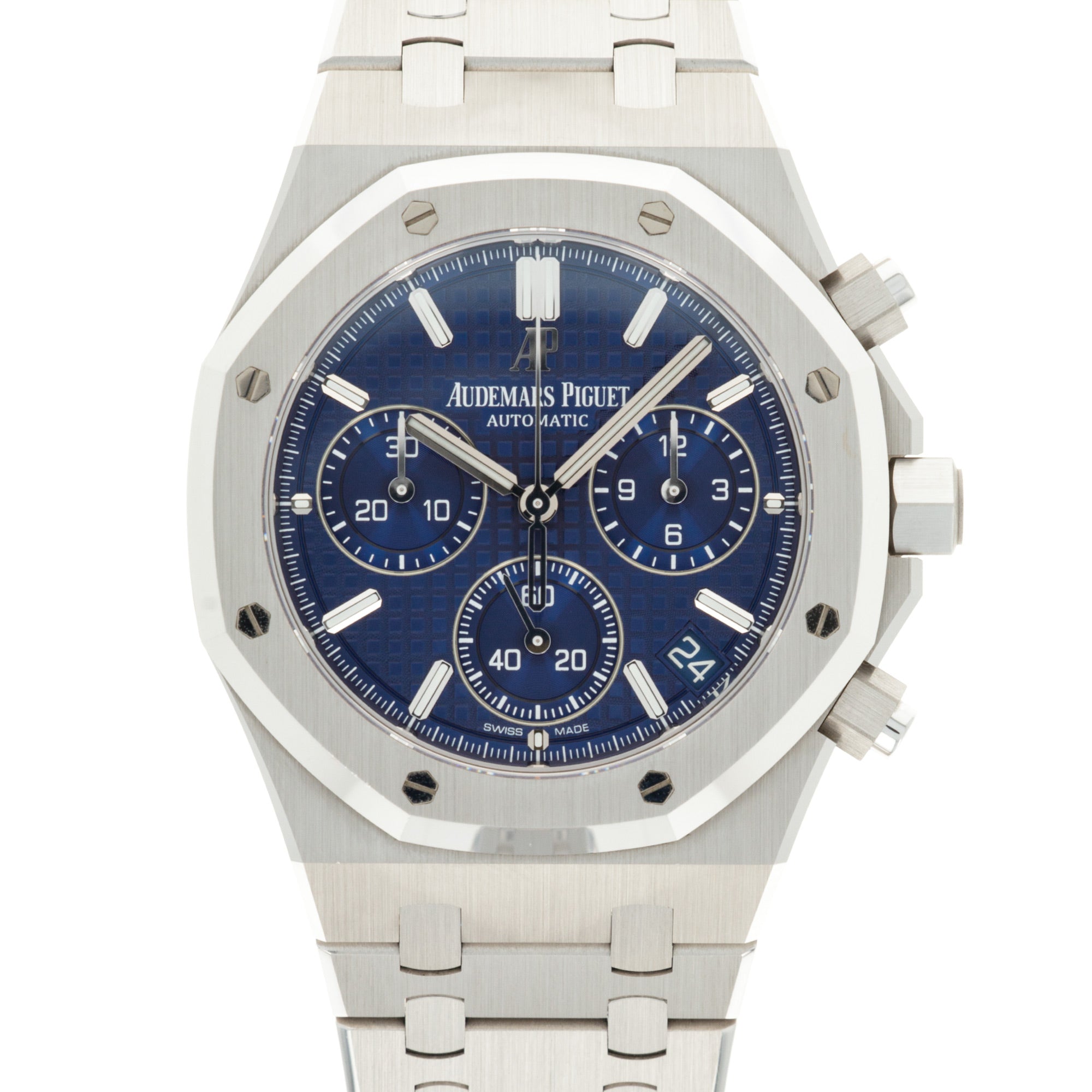 Audemars Piguet - Audemars Piguet White Gold Royal Oak Chronograph Japan Edition Watch 26239 - The Keystone Watches