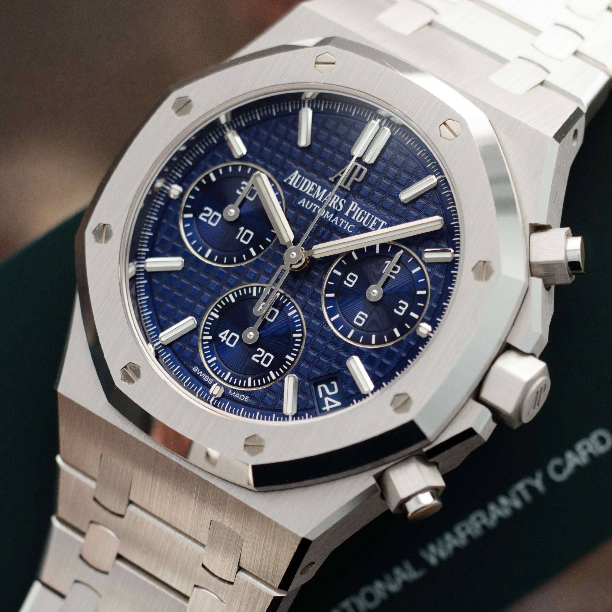 Audemars Piguet - Audemars Piguet White Gold Royal Oak Chronograph Japan Edition Watch 26239 - The Keystone Watches