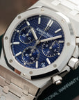 Audemars Piguet - Audemars Piguet White Gold Royal Oak Chronograph Japan Edition Watch 26239 - The Keystone Watches