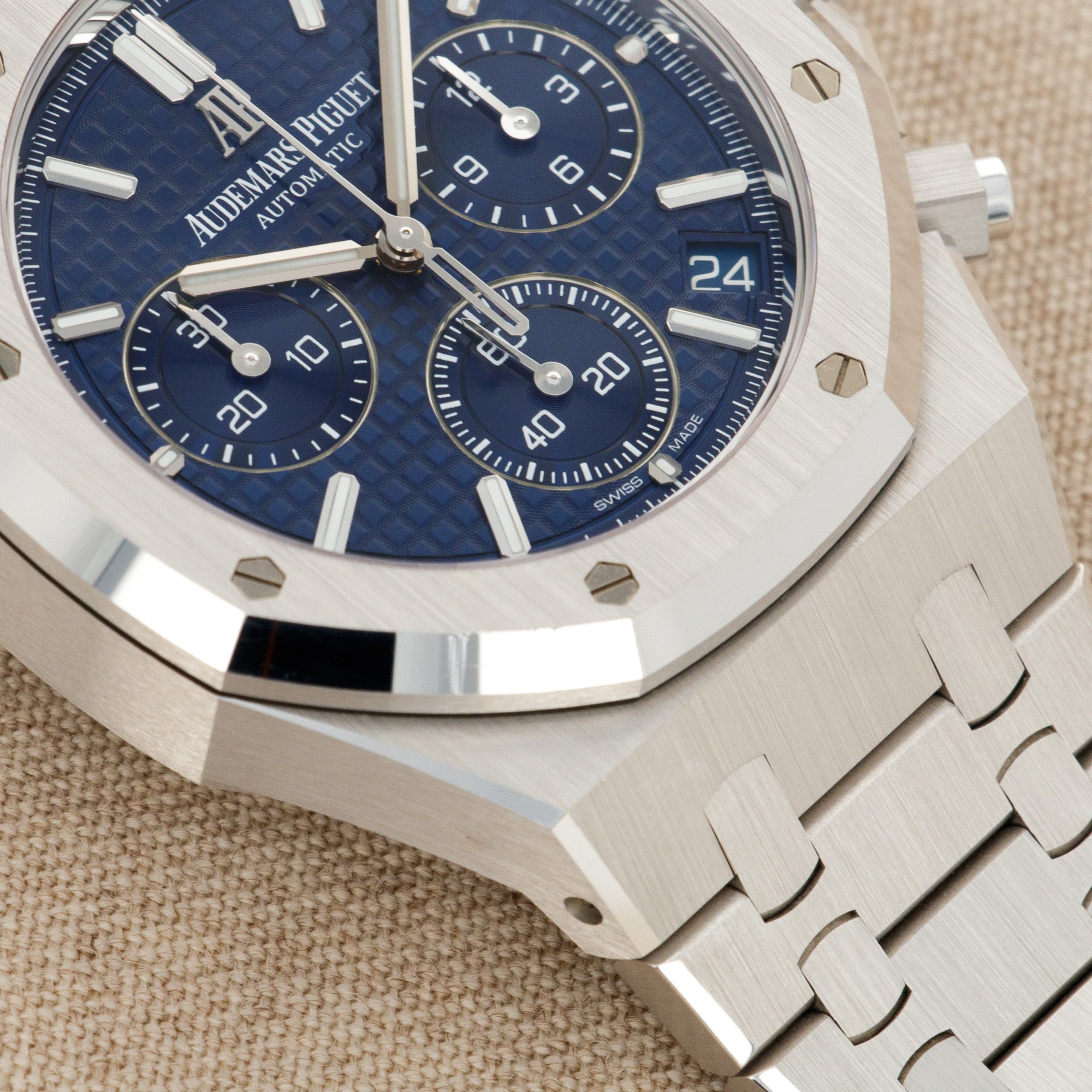 Audemars Piguet - Audemars Piguet White Gold Royal Oak Chronograph Japan Edition Watch 26239 - The Keystone Watches