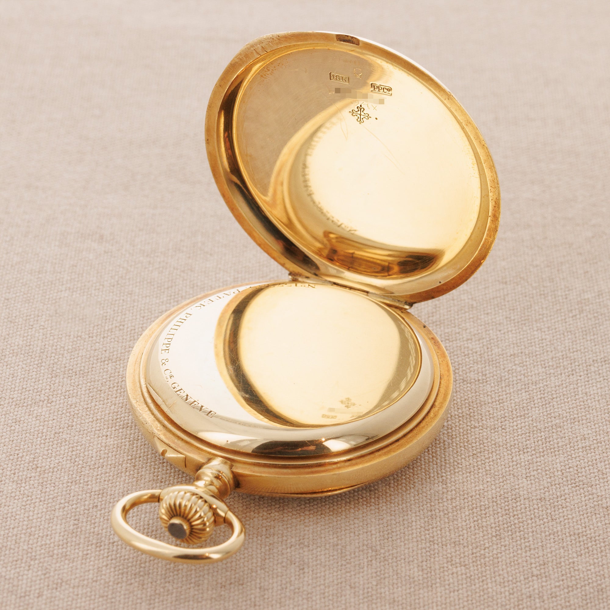 Patek Philippe Yellow Gold Chronograph Pocket Watch