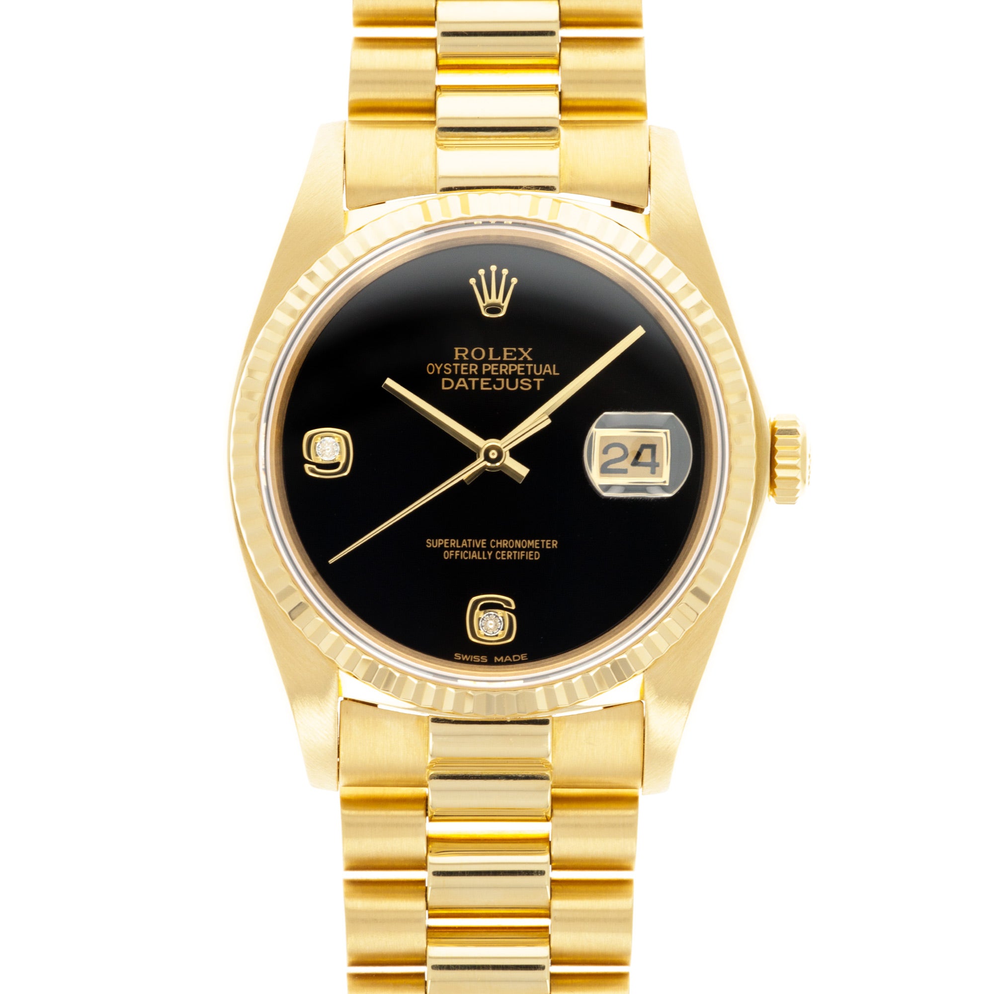 This outstanding 1987 Rolex Datejust Ref. 16058 Onyx is now