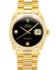 Rolex - Rolex Yellow Gold Datejust Watch Ref. 16018 with Onyx Dial - The Keystone Watches