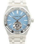 Audemars Piguet - Audemars Piguet Platinum Royal Oak Tourbillon Watch Ref. 26535PT with Baguette Diamonds - The Keystone Watches
