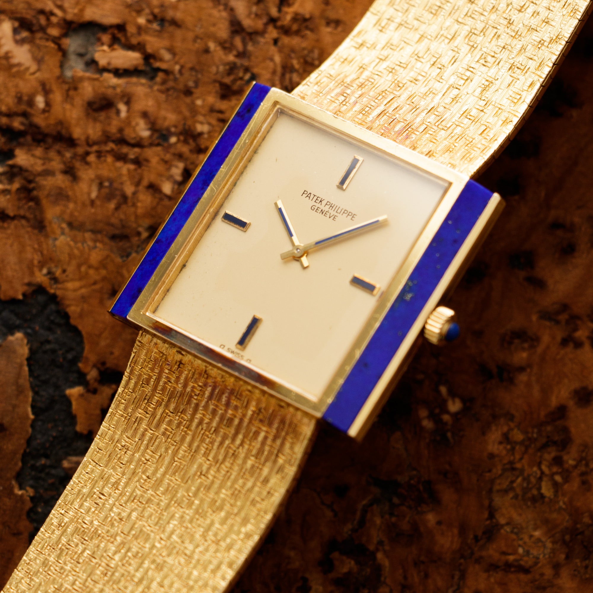 Patek Philippe - Patek Philippe Yellow Gold Lapis Watch Ref. 3578 - The Keystone Watches