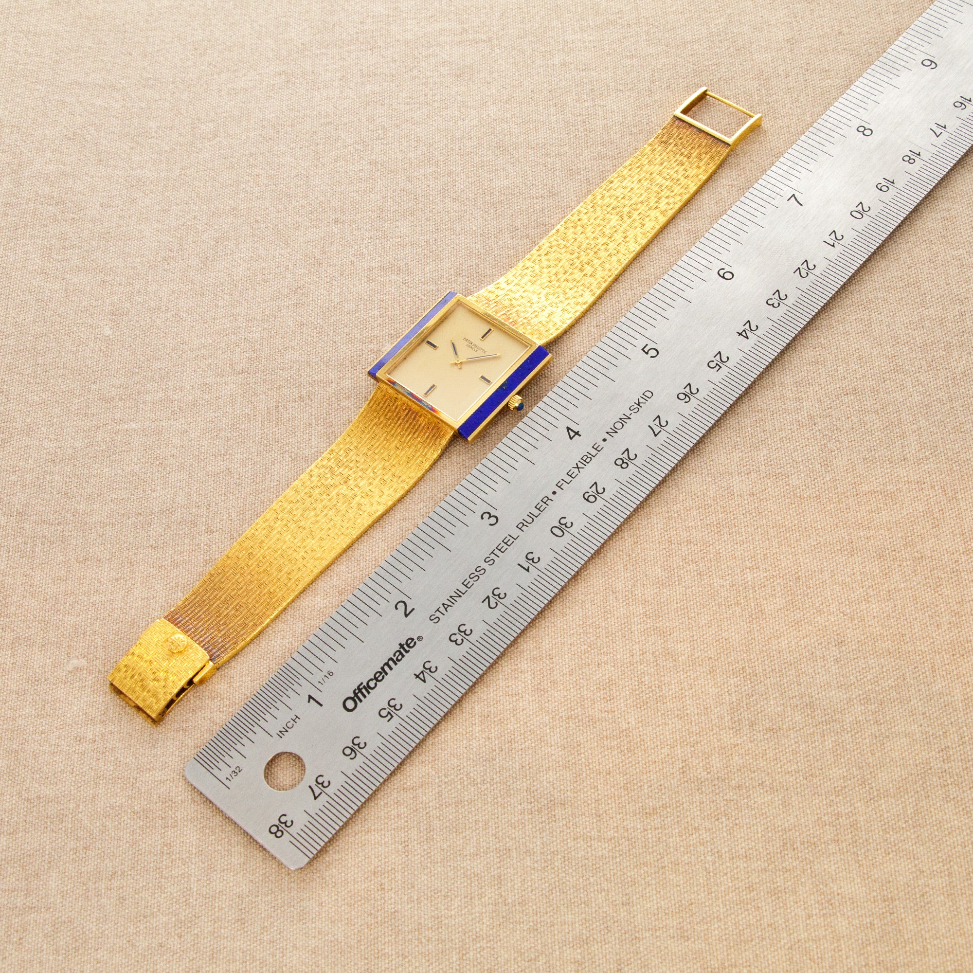 Patek Philippe - Patek Philippe Yellow Gold Lapis Watch Ref. 3578 - The Keystone Watches