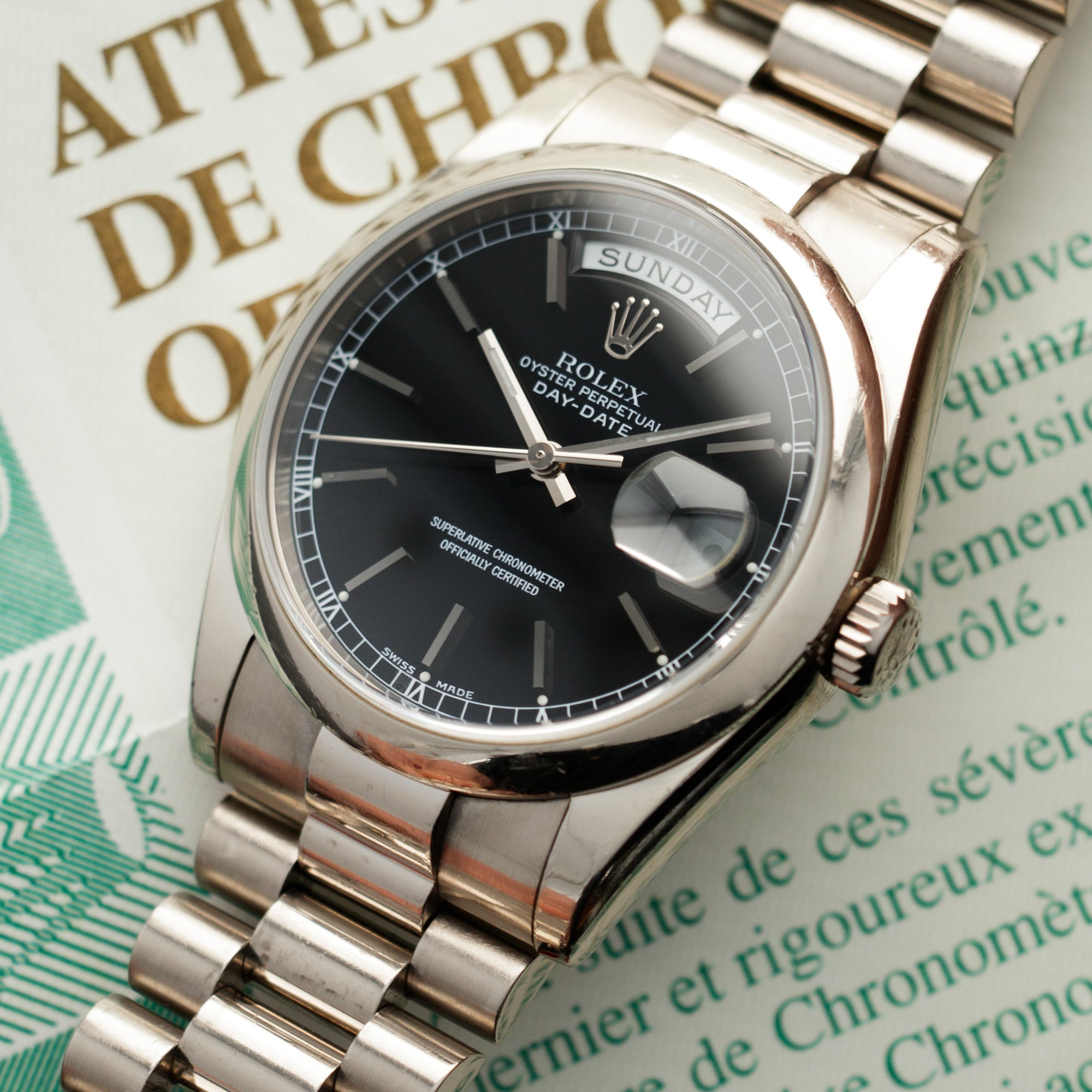 Rolex - Rolex White Gold Day-Date Ref. 118209 - The Keystone Watches