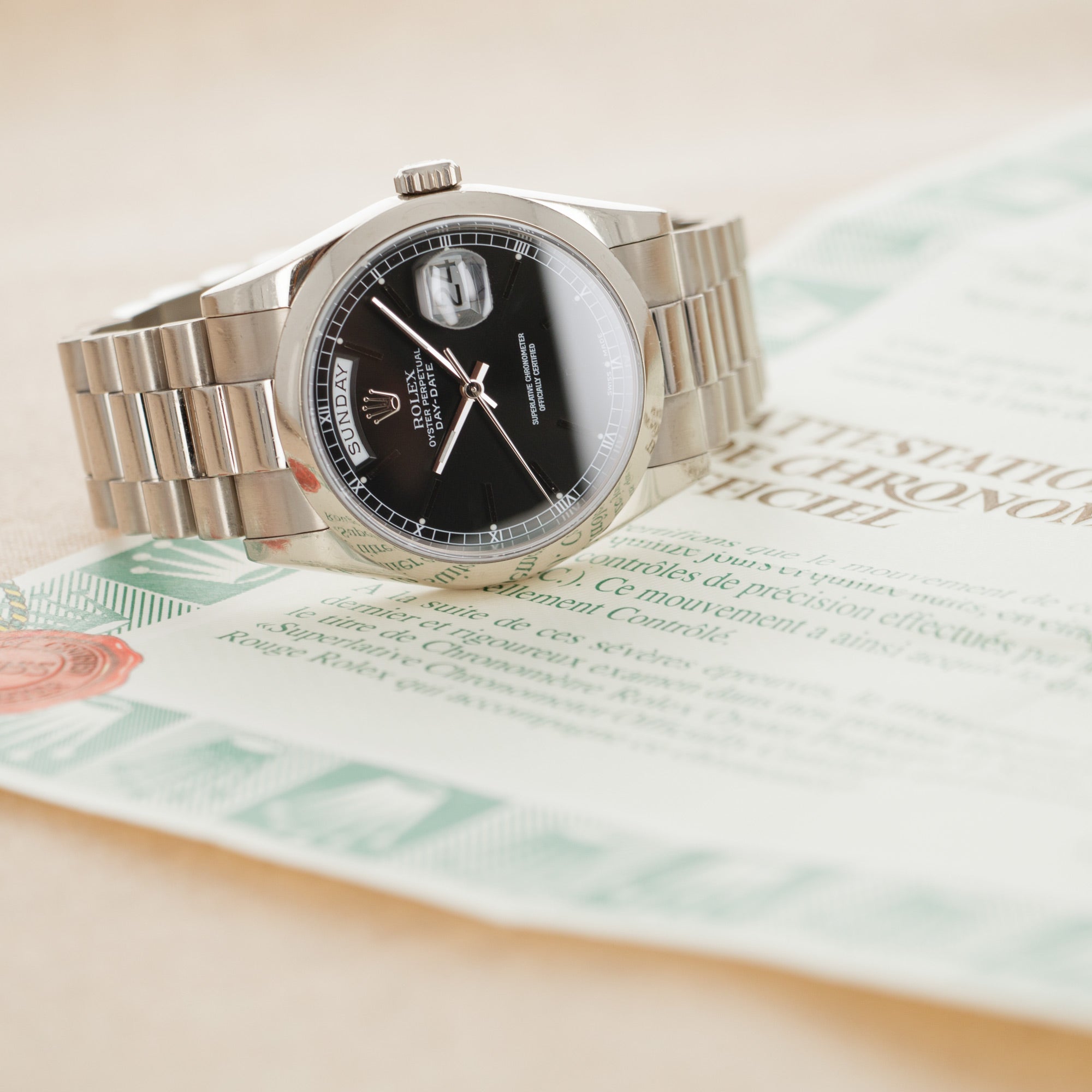 Rolex - Rolex White Gold Day-Date Ref. 118209 - The Keystone Watches