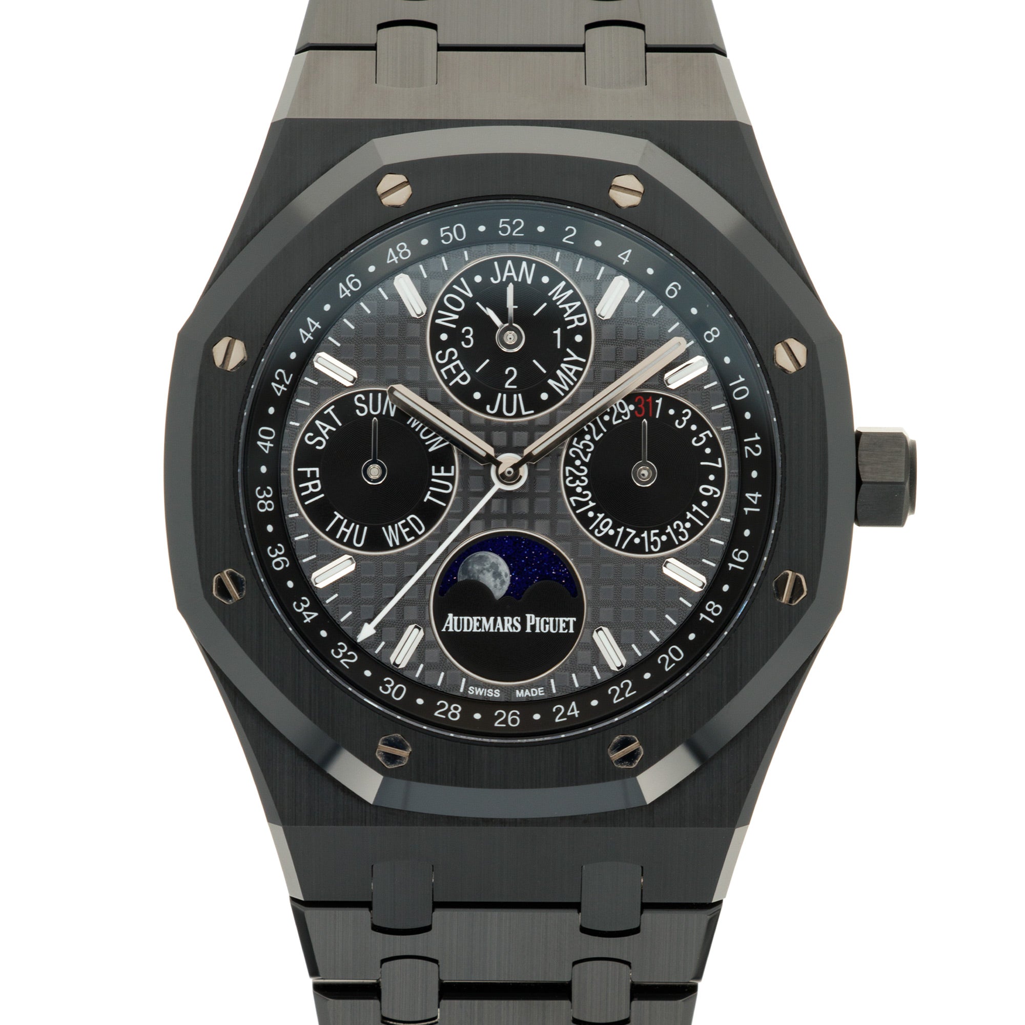 Audemars Piguet - Audemars Piguet Ceramic Royal Oak Perpetual Calendar Watch Ref. 26579 - The Keystone Watches