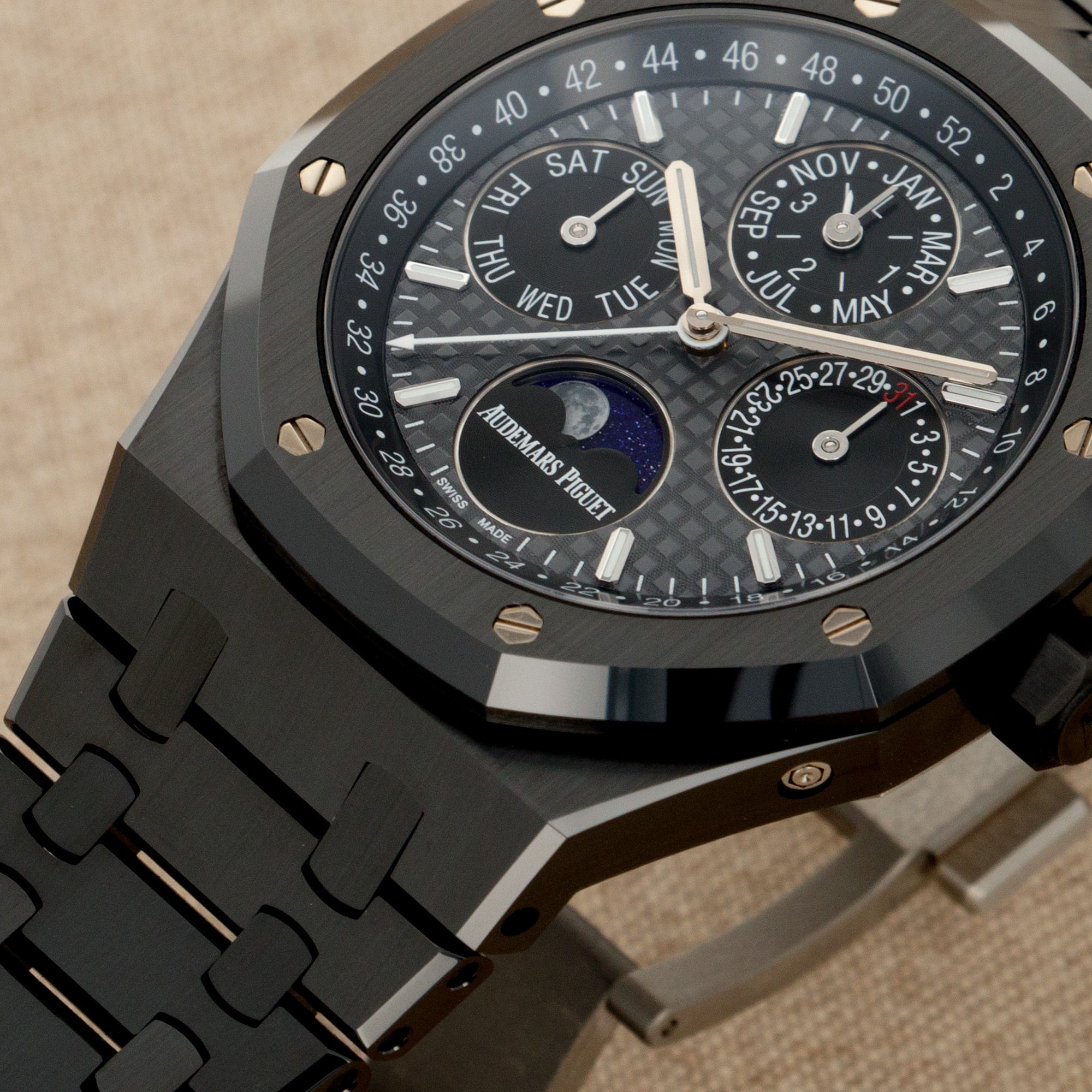 Audemars Piguet - Audemars Piguet Ceramic Royal Oak Perpetual Calendar Watch Ref. 26579 - The Keystone Watches